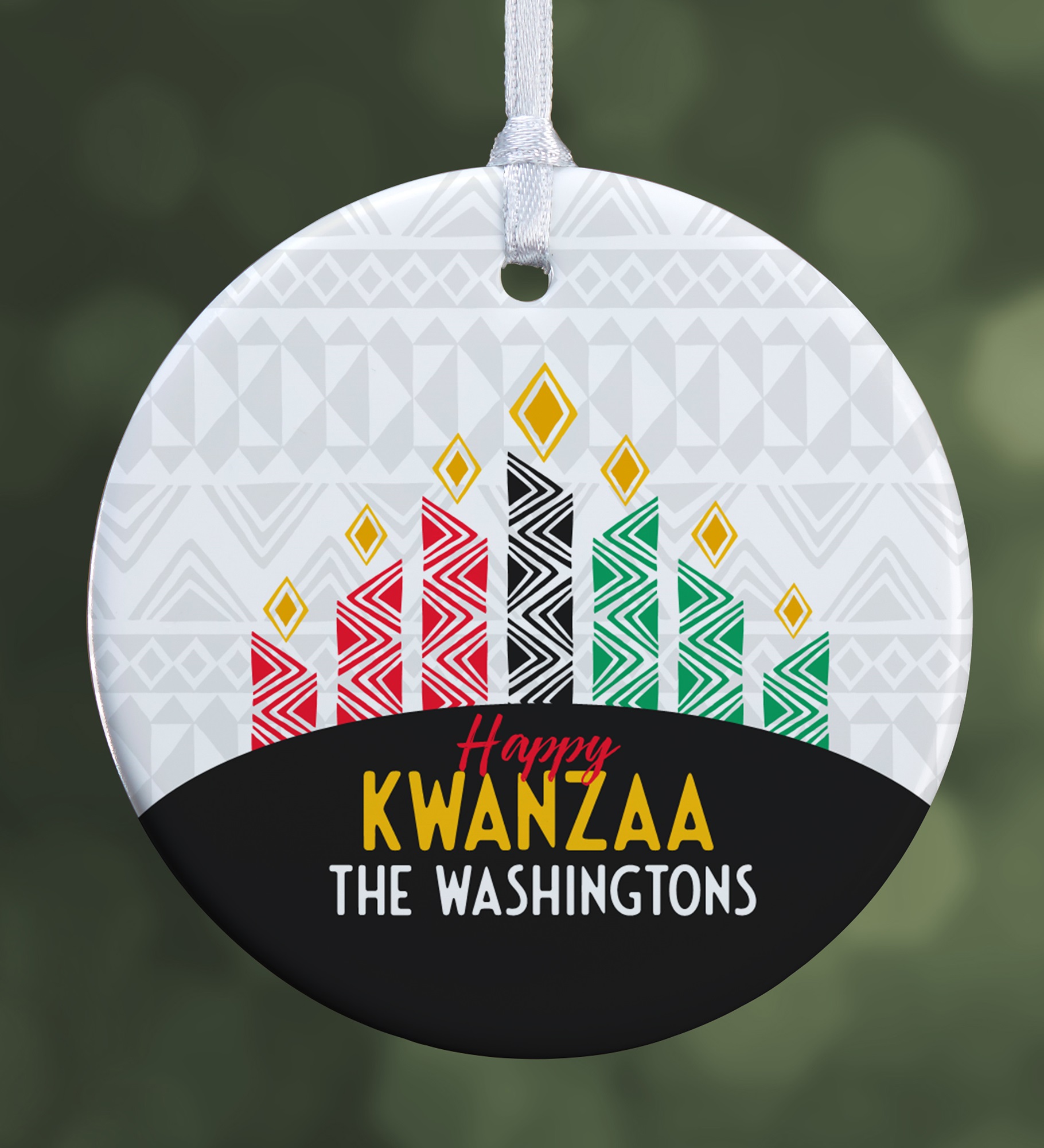 Family Kwanzaa Personalized Ornament